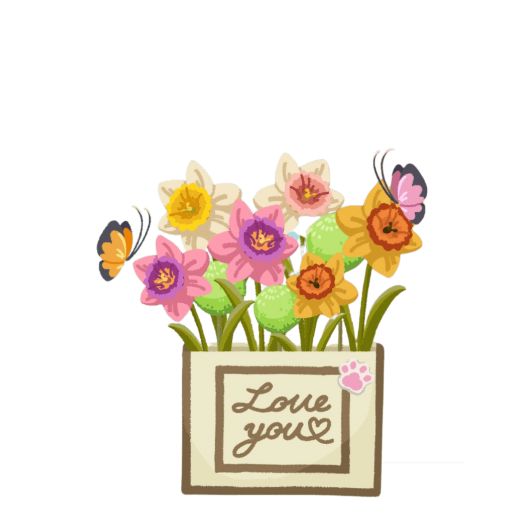 Une jardinière de jonquilles