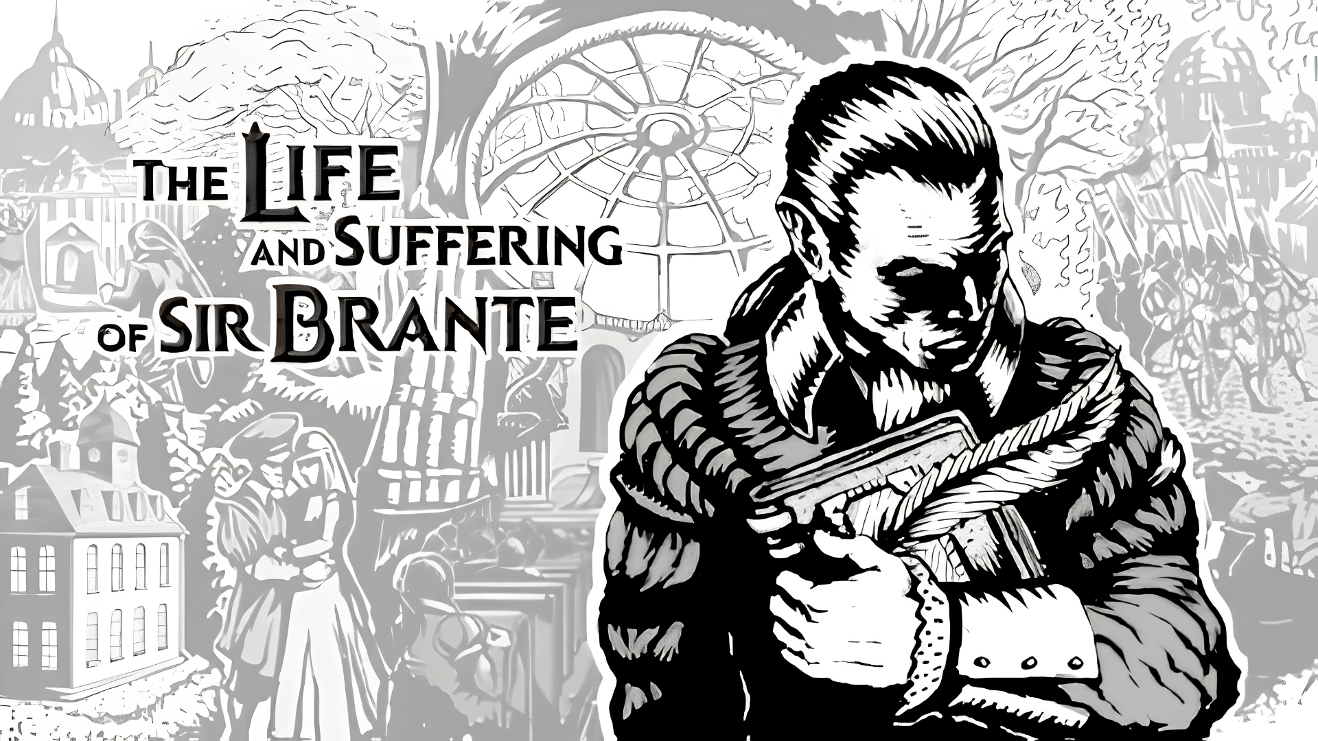 Sir Brante adulte, et la capitale de l'Empire en arrière-plan