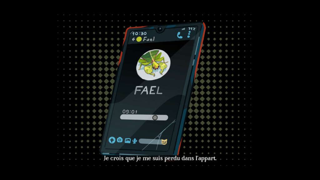 Looking For Fael - Message vocal de Fael : Je crois que je me suis perdu dans l'appart