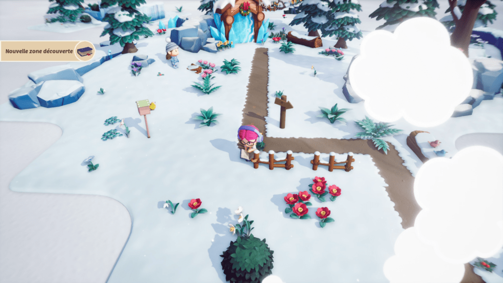 Mazey Village - Présente l'animation de découverte de la carte en jeu