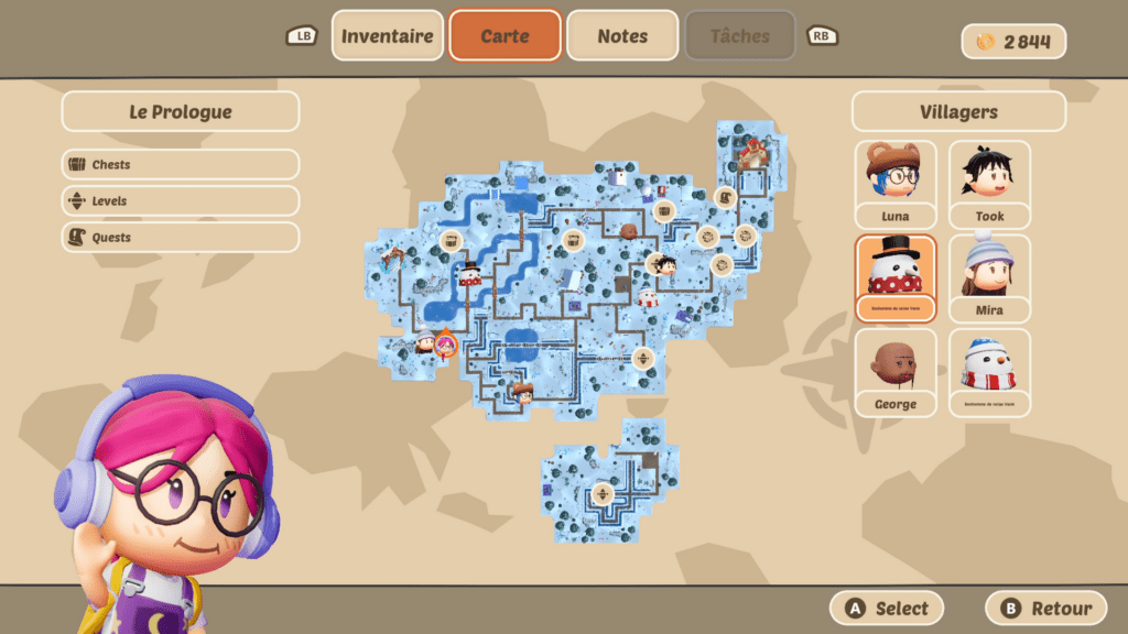Mazey Village - Carte du prologue