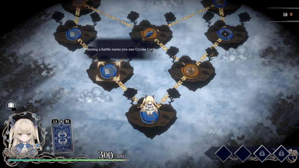 embranchement menant au boss