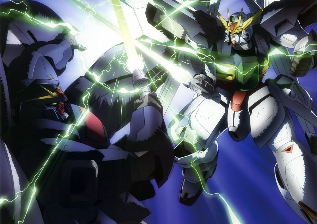 combat contre Gundam Double X