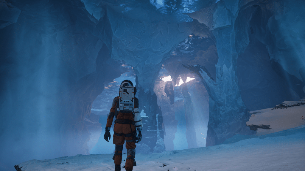 Intérieur d'une caverne