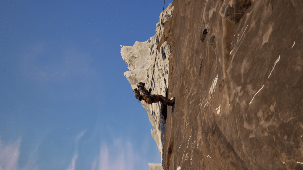 Descente en rappel
