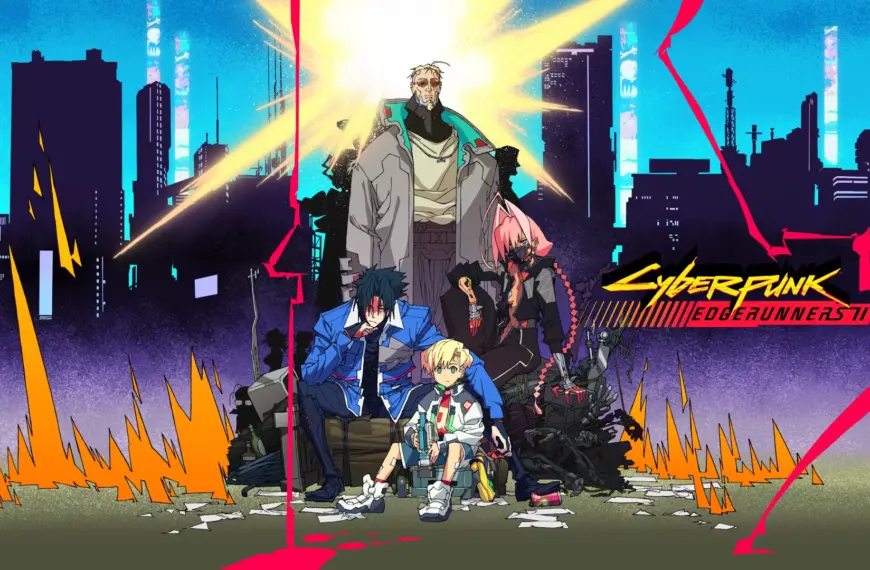 Cyberpunk Edgerunners II : affiche promotionnelle de la série
