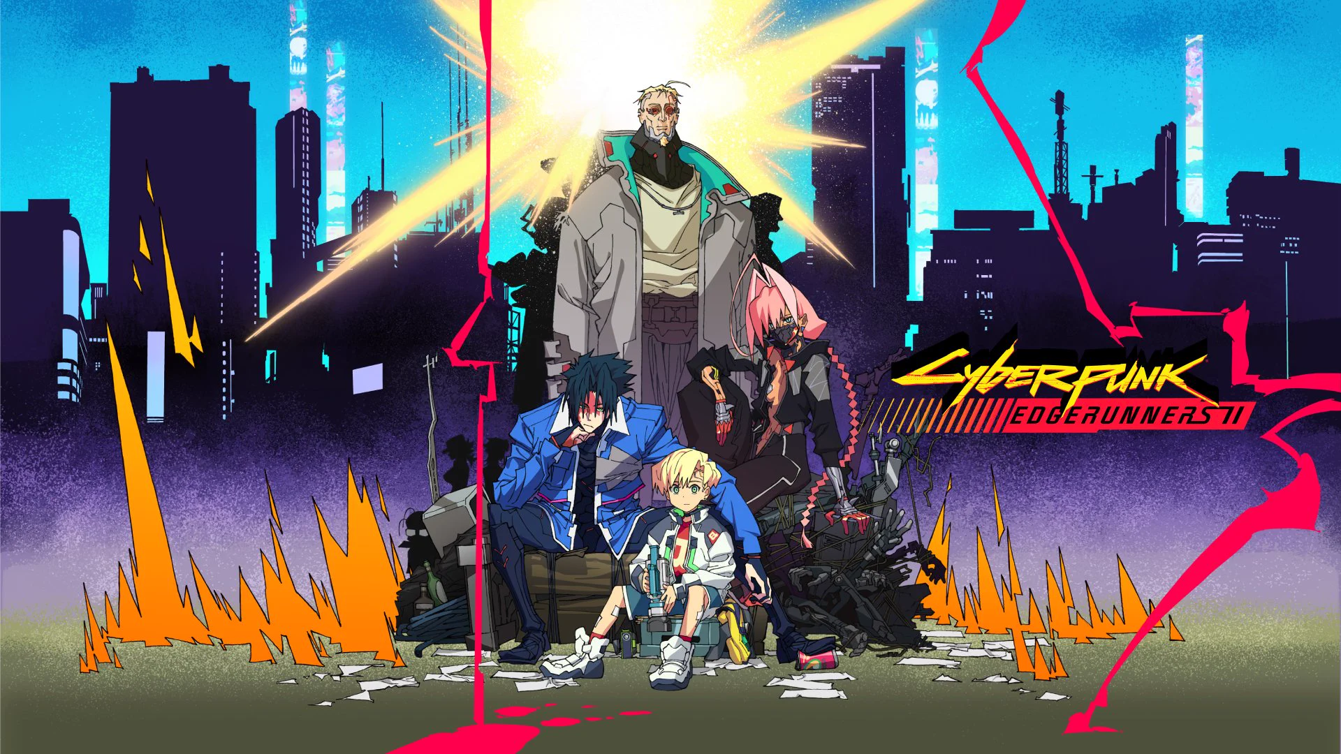 Cyberpunk Edgerunners II : affiche promotionnelle de la série